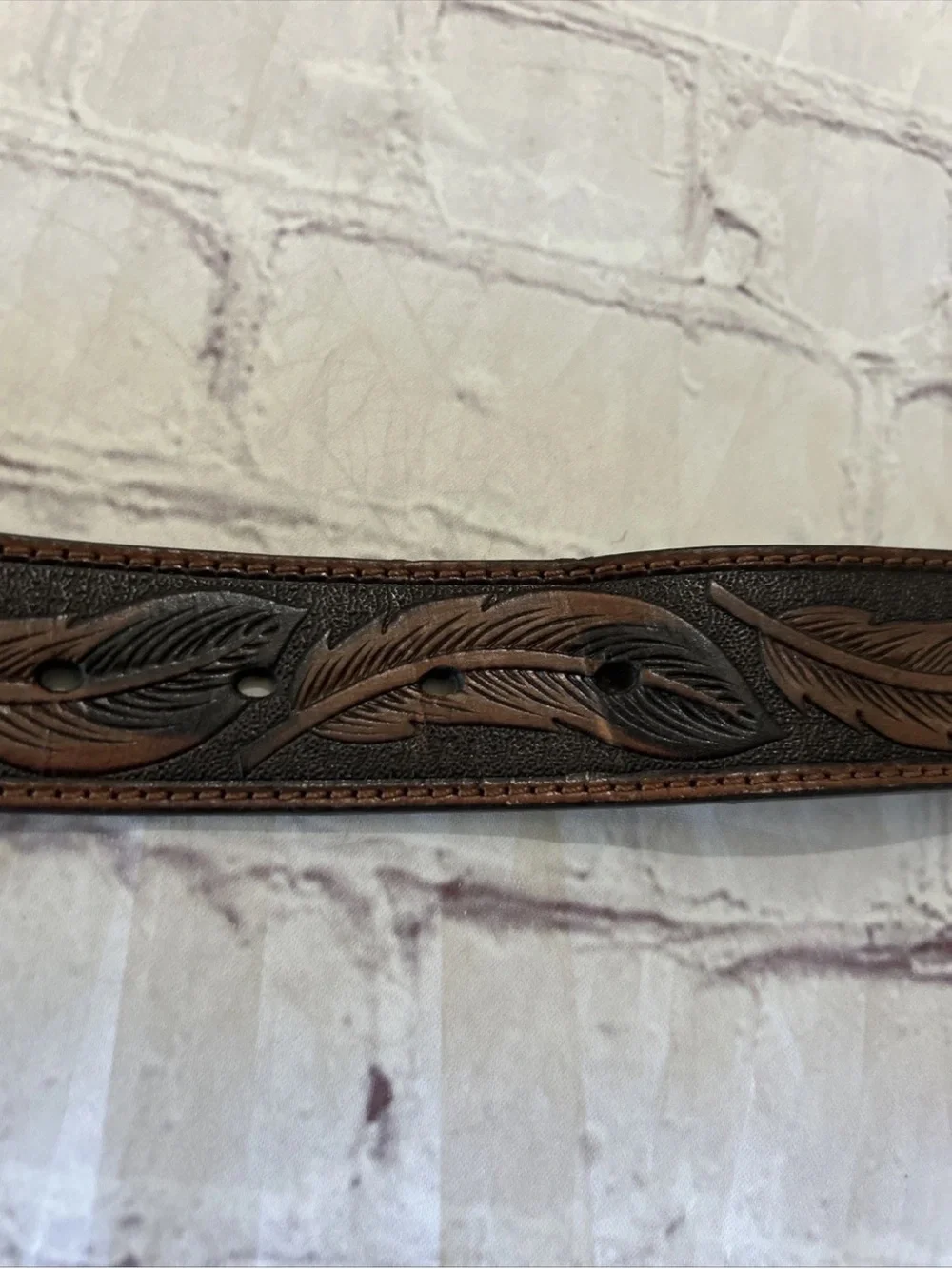 Ariat 2007 Limited Edition Buckle & Belt From Original Master Brown Size 46